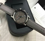  Shop Authentic Emporio Armani Classic Chronograph Brown Dial Brown Leather Strap Watch For Men - AR1734 - Luxxuri