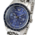  Shop Authentic Emporio Armani Sportivo Chronograph Blue Stainless Steel Watch For Men - AR6072 - Luxxuri