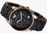  Shop Authentic Emporio Armani Sportivo Black Dial Black Steel Strap Watch For Men - AR5905 - Luxxuri