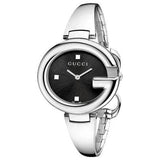  Shop Authentic Gucci Guccissima Black Dial Silver Steel Strap Watch For Women - YA134301 - Luxxuri