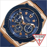  Shop Authentic Guess Legacy Blue Dial Blue Silicone Strap Watch For Men - W1049G2 - Luxxuri