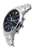  Shop Authentic Emporio Armani Renato Chronograph Blue Dial Silver Steel Strap Watch For Men - AR11164 - Luxxuri