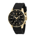  Shop Authentic Maserati SFIDA Chronograph Black Dial Rubber Strap Watch For Men - R8871640001 - Luxxuri