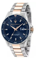  Shop Authentic Maserati SFIDA Quartz Blue Dial Stainless Steel 44mm Watch For Men - R8853140003 - Luxxuri
