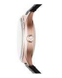  Shop Authentic Emporio Armani Meccanico Black Dial Black Leather Watch For Men - AR60004 - Luxxuri