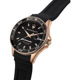  Shop Authentic Maserati SFIDA Automatic Black Dial Black Rubber Strap Watch For Men - R8821140001 - Luxxuri