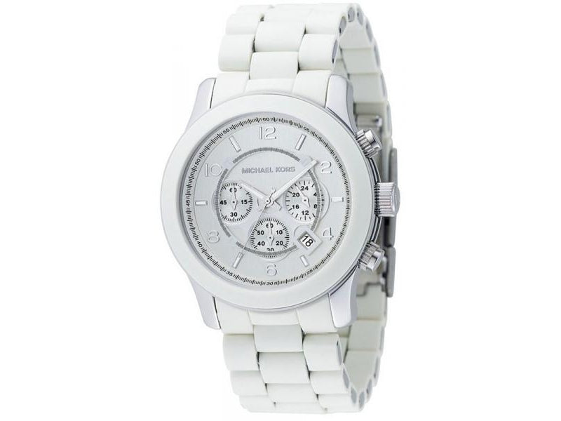  Shop Authentic Michael Kors Oversize White Dial White Steel Strap Watch for Men - MK8108 - Luxxuri