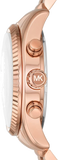  Shop Authentic Michael Kors Lexington Chronograph Grey Dial Rose Gold Steel Strap Watch For Women - MK7217 - Luxxuri