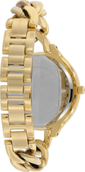 Michael Kors Runway Gold Dial Gold Steel Strap Watch for Women - MK3222