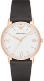  Shop Authentic Emporio Armani Dress Quartz White Dial Brown Leather Strap Watch For Men - AR11011 - Luxxuri