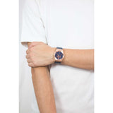  Shop Authentic Maserati Potenza 42mm Rose Gold & Blue Dial Blue Leather Strap Watch For Men - R8851108027 - Luxxuri