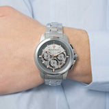  Shop Authentic Maserati Successo Chronograph Silver Dial Silver Steel Strap Watch For Men - R8873621004 - Luxxuri