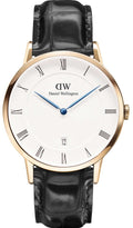  Shop Authentic Daniel Wellington Dapper Reading White Dial Black Leather Strap Watch For Men - DW00100107 - Luxxuri