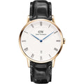  Shop Authentic Daniel Wellington Dapper Reading White Dial Black Leather Strap Watch For Men - DW00100107 - Luxxuri