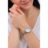  Shop Authentic Emporio Armani Mia Quartz Mother of Pearl Dial Two Tone Steel Strap Watch For Women - AR11524 - Luxxuri