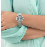  Shop Authentic Fossil Tailor Mother of Pearl Black Dial Silver Steel Strap Watch for Women - ES3911 - Luxxuri