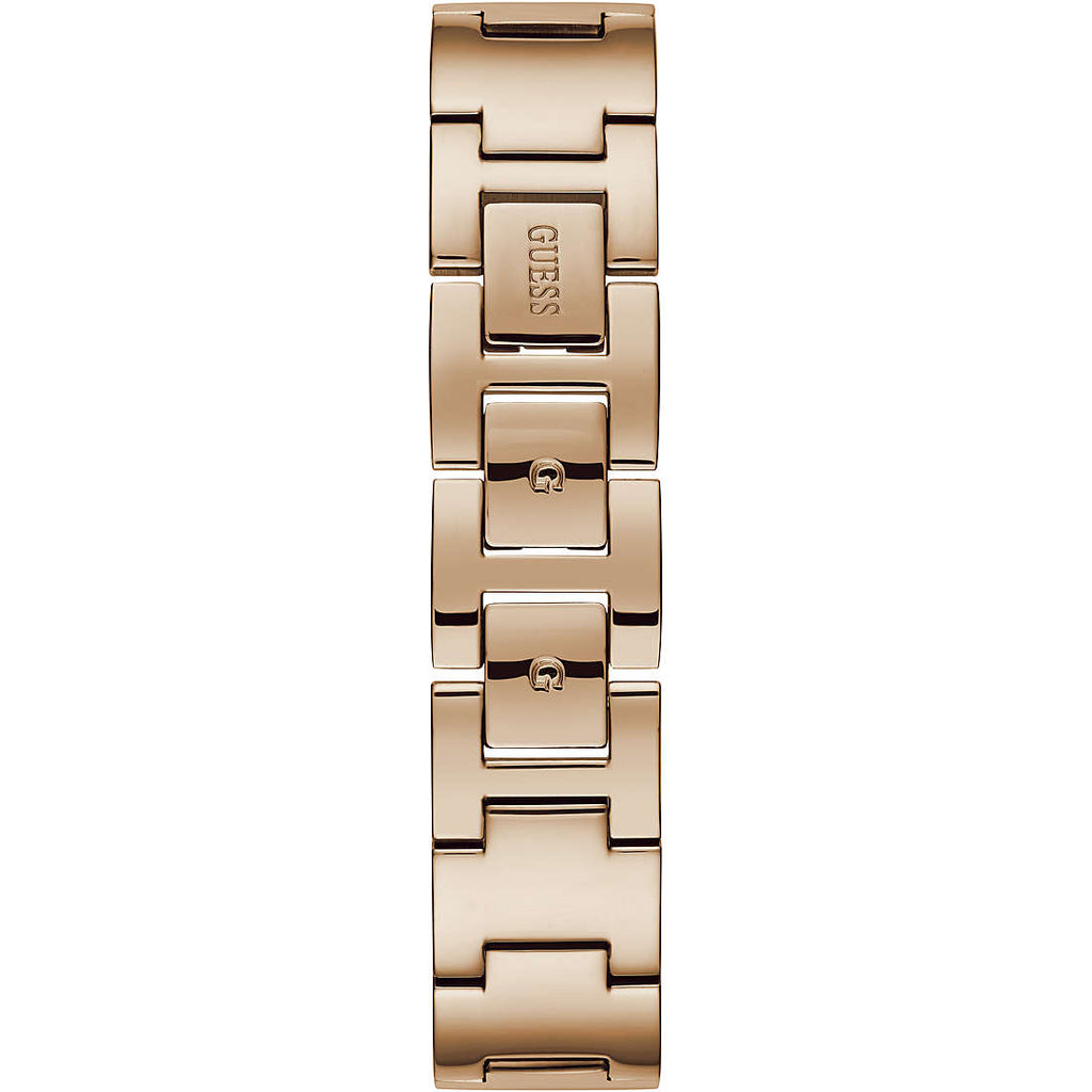  Shop Authentic Guess Vanity Diamonds Silver Dial Gold Steel Strap Watch for Women - W1030L4 - Luxxuri