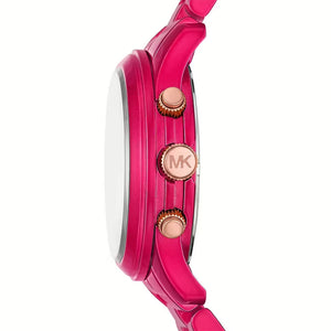  Shop Authentic Michael Kors Runway Chronograph Limited Edition Pink Dial Pink Steel Strap Watch for Women - MK7478LE - Luxxuri