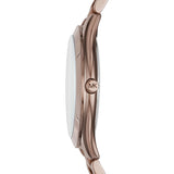  Shop Authentic Michael Kors Runway Quartz Brown Dial Brown Steel Strap Watch For Women - MK3418 - Luxxuri