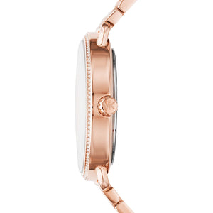 Shop Authentic Michael Kors Portia Quartz Silver Dial Rose Gold Steel Strap Watch For Women - MK3887 - Luxxuri