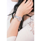  Shop Authentic Swarovski Crystal Frost Grey Dial Grey Leather Strap Watch for Women - 5484067 - Luxxuri