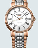  Shop Authentic Longines Presence 38.5mm Automatic White Dial Two Tone Steel Strap Watch for Men - L4.921.1.11.7 - Luxxuri