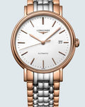  Shop Authentic Longines Presence 38.5mm Automatic White Dial Two Tone Steel Strap Watch for Men - L4.921.1.12.7 - Luxxuri