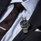  Shop Authentic Seiko Prosprex Dark Depths GMT Automatic Black Dial Silver Steel Strap Watch For Men - SPB383J1 - Luxxuri