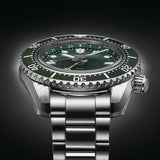  Shop Authentic Seiko Prospex GMT Divers Automatic Marine Green Dial Silver Steel Strap Watch For Men - SPB381J1 - Luxxuri