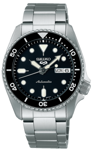  Shop Authentic Seiko 5 Sports SKX Automatic Black Dial Silver Steel Strap Watch For Men - SRPK29K1 - Luxxuri