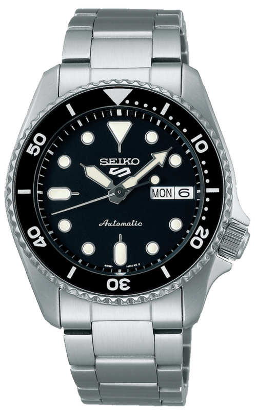  Shop Authentic Seiko 5 Sports SKX Automatic Black Dial Silver Steel Strap Watch For Men - SRPK29K1 - Luxxuri