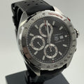  Shop Authentic Tag Heuer Formula 1 Calibre 16 Black Dial Black Leather Strap Watch for Men - CAZ2010.FT8024 - Luxxuri