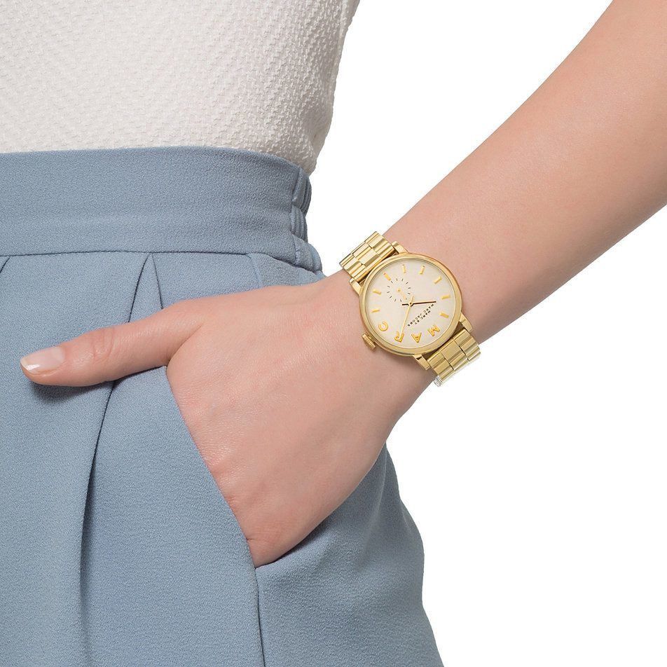  Shop Authentic Marc Jacobs Baker White Dial Gold Steel Strap Watch for Women - MBM3243 - Luxxuri
