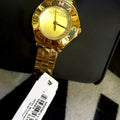  Shop Authentic Marc Jacobs Blade Gold Dial Gold Steel Strap Watch for Women - MBM3126 - Luxxuri