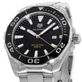  Shop Authentic Tag Heuer Aquaracer Quartz Black Dial Silver Steel Strap Watch for Men - WAY101A.BA0746 - Luxxuri