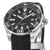  Shop Authentic Tag Heuer Aquaracer Quartz Black Dial Black Rubber Strap Watch for Men -  WAY101A.FT6141 - Luxxuri