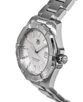  Shop Authentic Tag Heuer Aquaracer Quartz White Dial Silver Steel Strap Watch for Men - WAY1111.BA0928 - Luxxuri