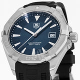  Shop Authentic Tag Heuer Aquaracer Caliber 5 Blue Dial Black Rubber Strap Watch for Men - WAY2112.FT8021 - Luxxuri