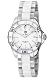  Shop Authentic Tag Heuer Aquaracer Quartz White Dial Two Tone Steel Strap Watch Women - WAY131B.BA0914 - Luxxuri