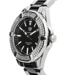  Shop Authentic Tag Heuer Aquaracer Quartz Diamonds Black Dial Two Tone Steel Strap Watch for Men - WAY131E.BA0913 - Luxxuri