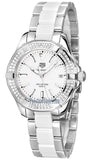  Shop Authentic Tag Heuer Aquaracer Diamonds White Dial Two Tone Steel Strap Watch for Women - WAY131F.BA0914 - Luxxuri