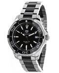  Shop Authentic Tag Heuer Aquaracer Quartz Diamonds Black Dial Two Tone Steel Strap Watch for Women - WAY131G.BA0913 - Luxxuri