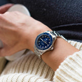  Shop Authentic Tag Heuer Aquaracer Diamonds Blue Dial Silver Steel Strap Watch for Women - WAY131L.BA0748 - Luxxuri