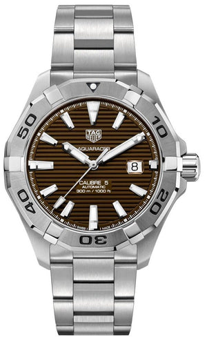  Shop Authentic Tag Heuer Aquaracer Sunray Brown Dial Watch for Men - WAY2018.BA0927 - Luxxuri