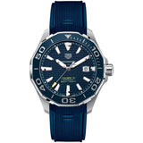  Shop Authentic Tag Heuer Aquaracer Calibre 5 Automatic Blue Dial Blue Rubber Strap Watch for Men - WAY201B.FT6150 - Luxxuri