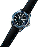  Shop Authentic Tag Heuer Aquaracer Calibre 5 Automatic Black Dial Black Nylon Strap Watch for Men - WAY201C.FC6395 - Luxxuri
