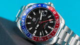  Shop Authentic Tag Heuer Aquaracer GMT Caliber 7 Pepsi Black Dial Silver Steel Strap Watch for Men - WAY201F.BA0927 - Luxxuri