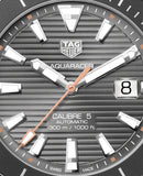  Shop Authentic Tag Heuer Aquaracer Caliber 5 Black Dial Brown Leather Strap Watch for Men - WAY201M.FC6474 - Luxxuri