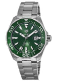  Shop Authentic Tag Heuer Aquaracer Green Dial Watch for Men - WAY201S.BA0927 - Luxxuri