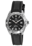  Shop Authentic Tag Heuer Aquaracer Automatic Caliber 5 Black Dial Black Rubber Strap Watch for Men - WAY2110.FT8021 - Luxxuri
